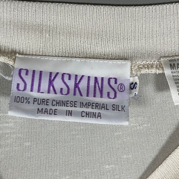 SilkSkins Base Layer Shirt Small Chinese Imperial Silk Hiking Skiing Camping - Picture 2 of 7